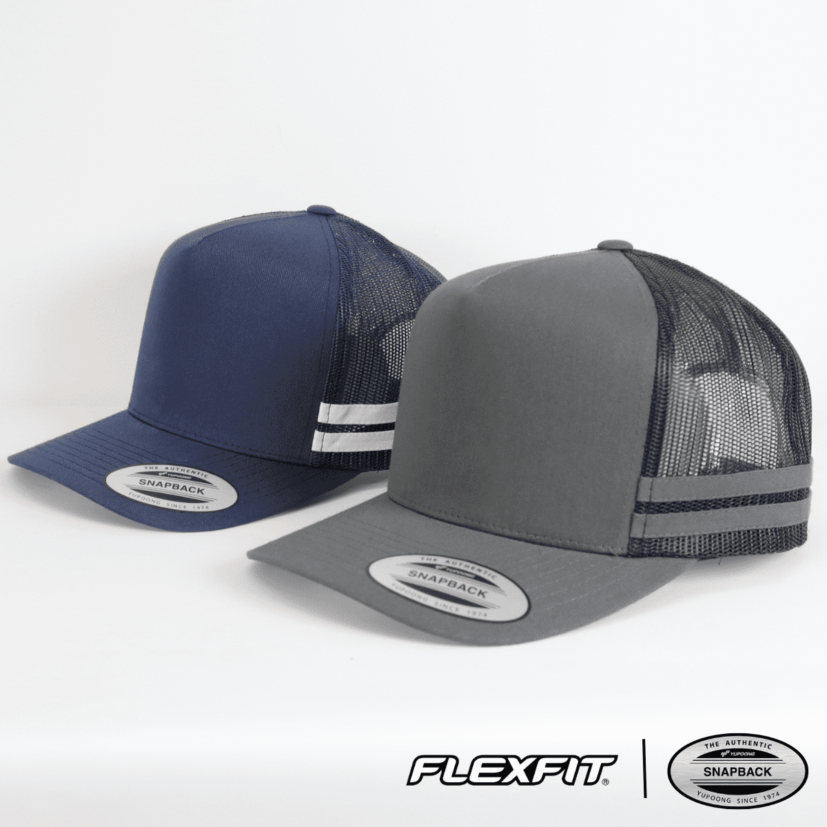 Yp Classic Striped Trucker Cap