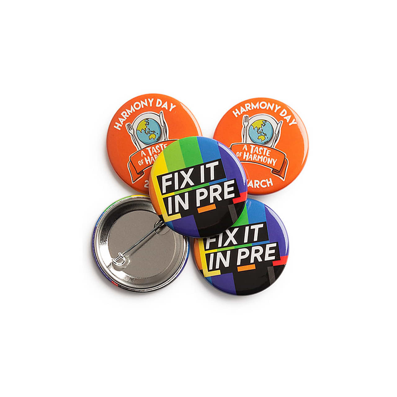 Custom Printed 38mm Round Badge