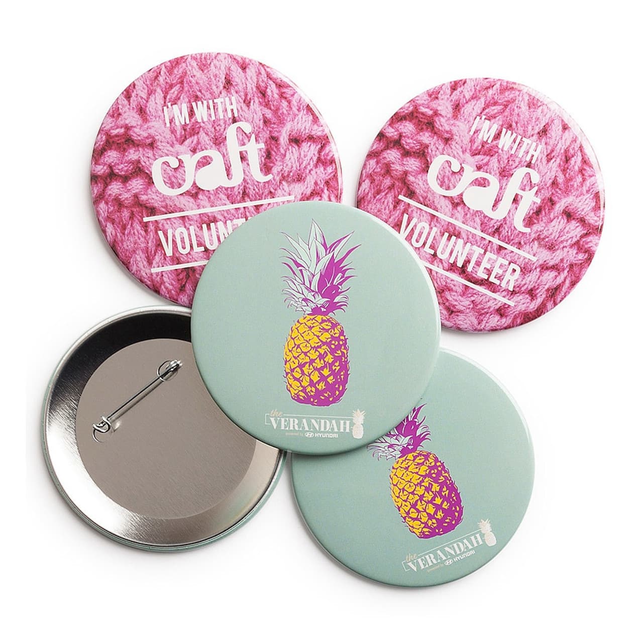 Custom Printed 75mm Round Badge