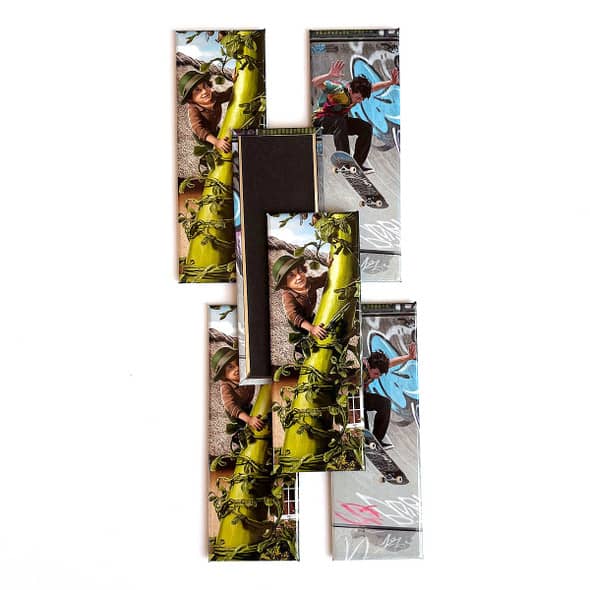 Custom Printed 40mm x 115mm Magnets Rectangle