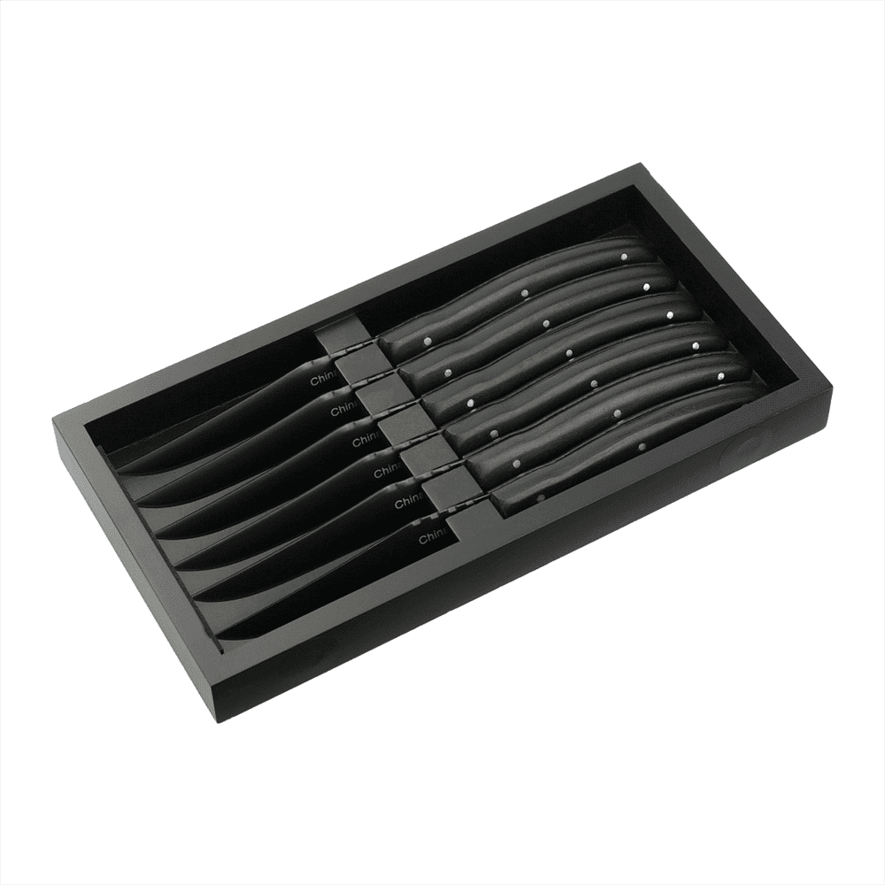 Modena Black Knife Set