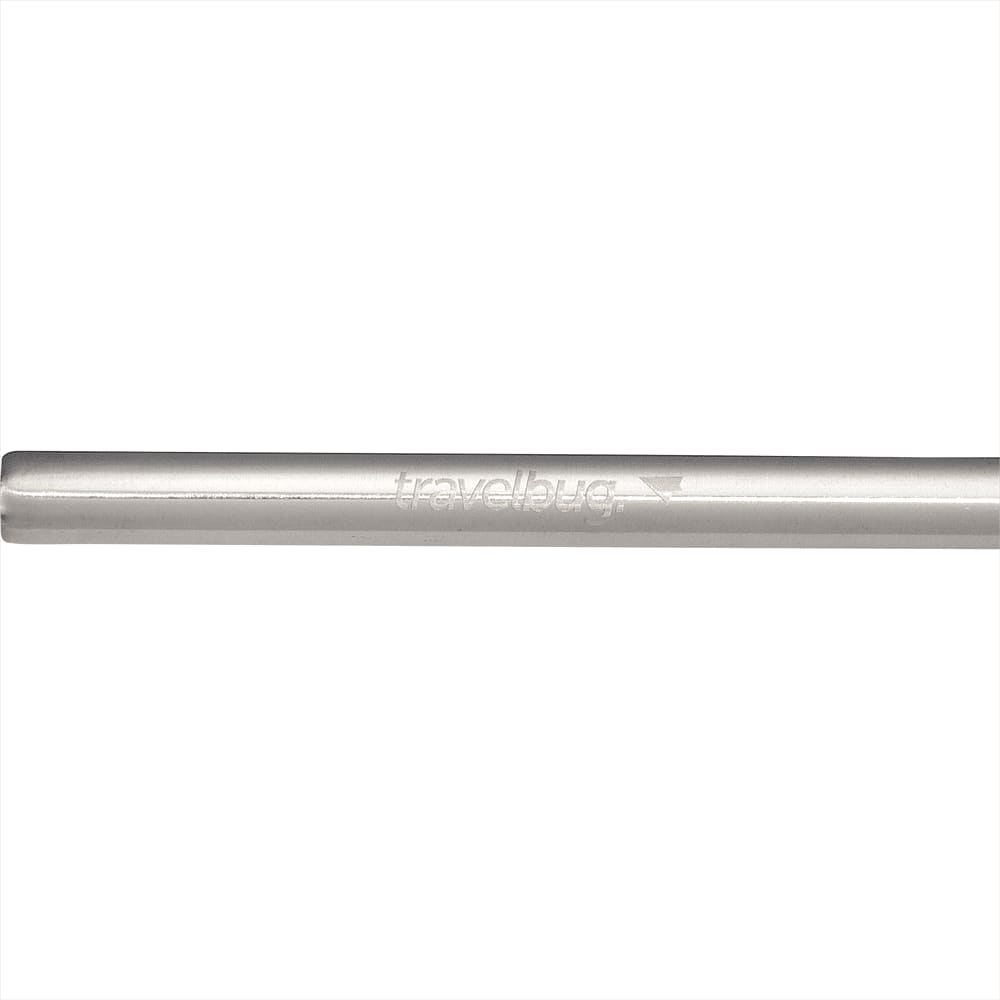 Reusable Stainless steel Straw Set with Brush - 1626-60 Image Silver