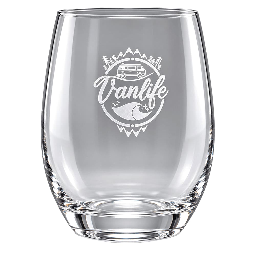 Single Stemless Wine Glass 450ml