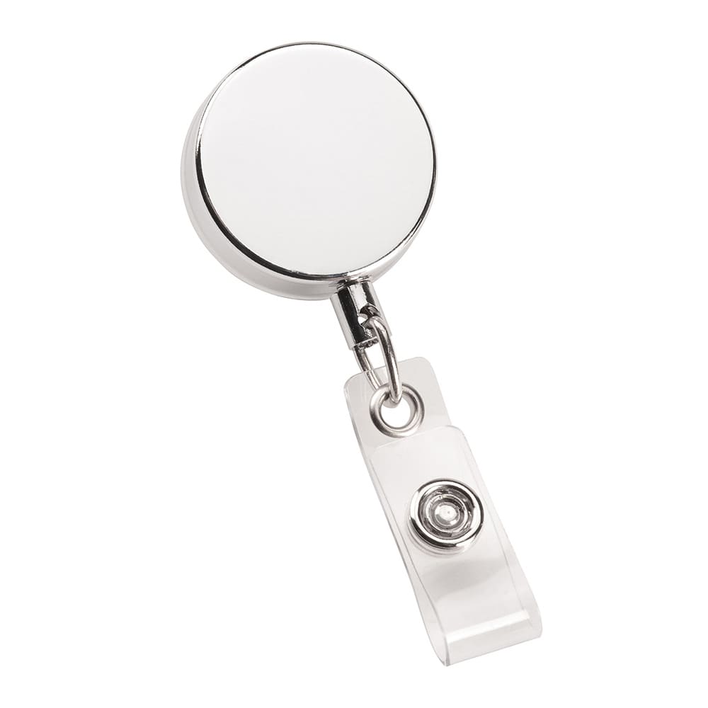 Metal Zip Pull Badge Holder - 209 Image