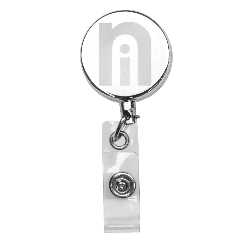 Metal Zip Pull Badge Holder - 209 Image