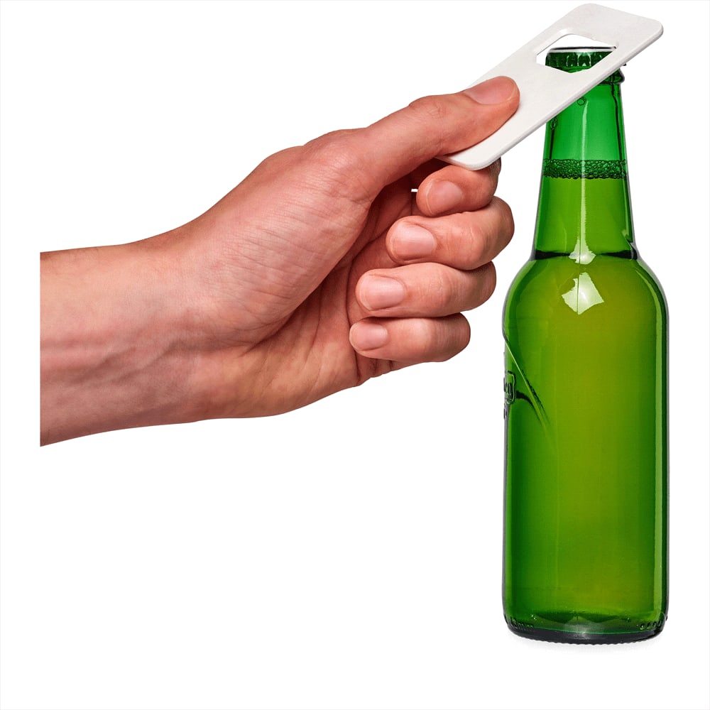 Ojal rectangular-shaped bottle opener