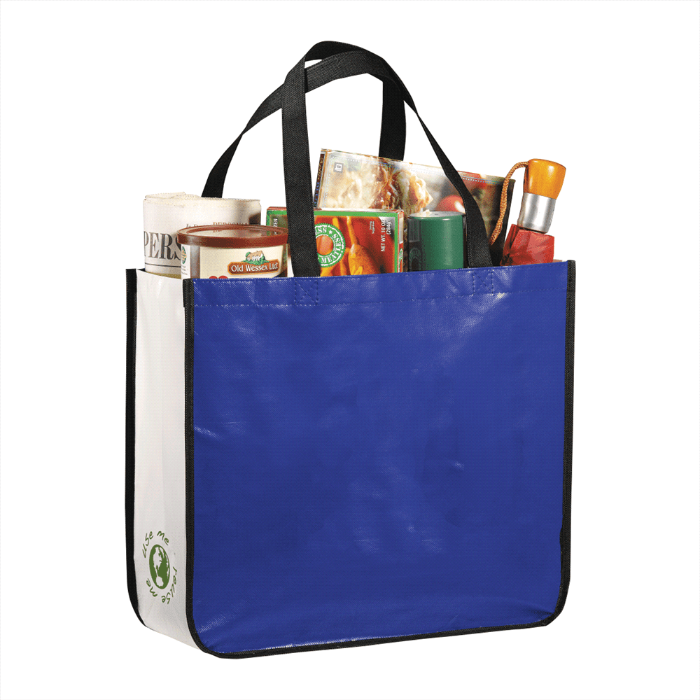Large Laminated Non-Woven Shopper Tote