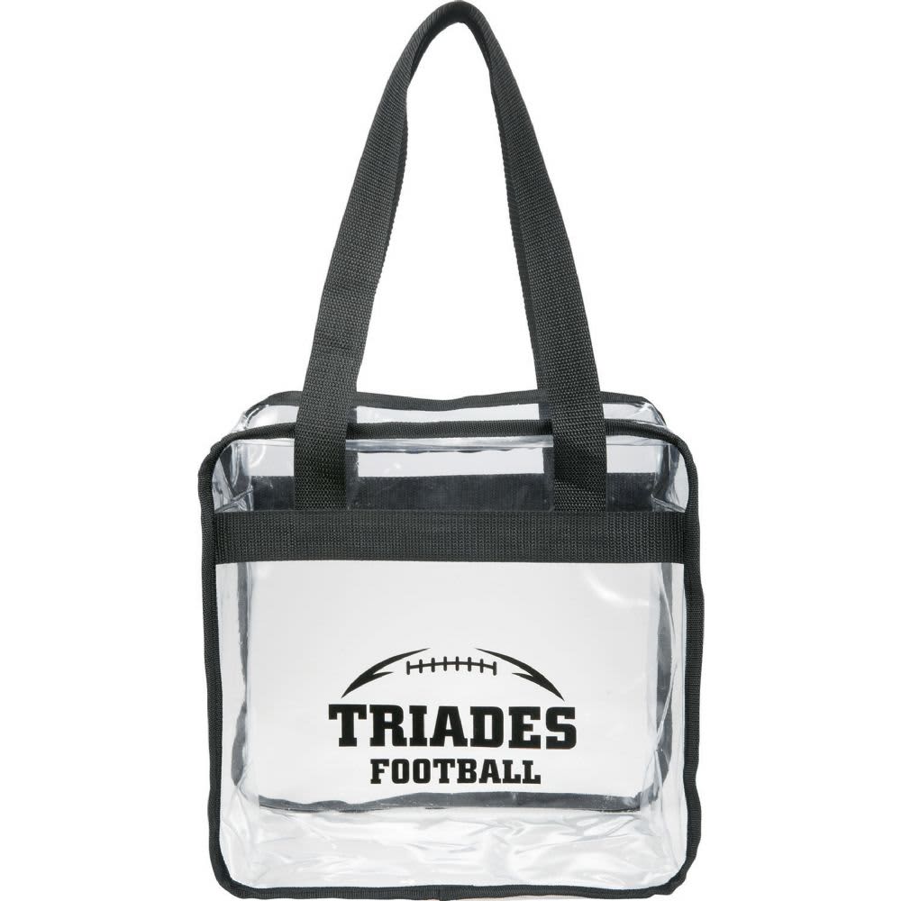 Game Day Clear Zippered Safety Tote 15L - 2301-42 Image