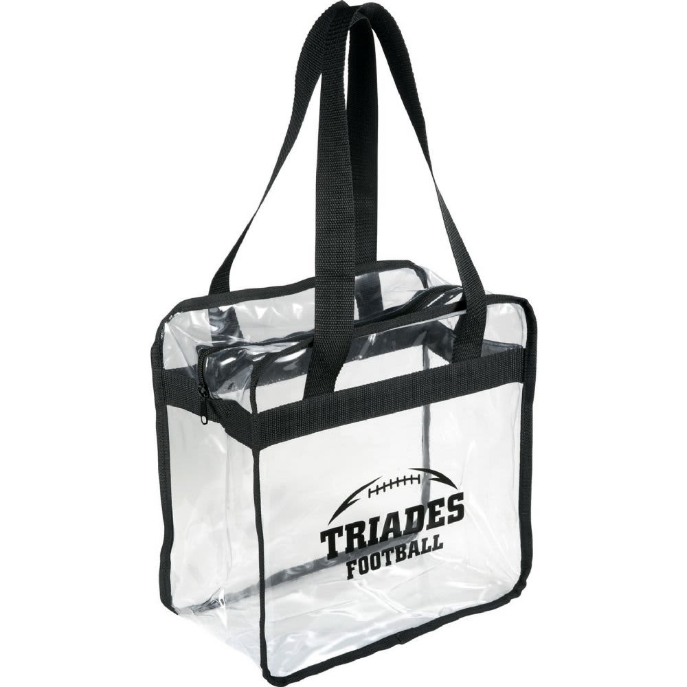 Game Day Clear Zippered Safety Tote 15L - 2301-42 Image