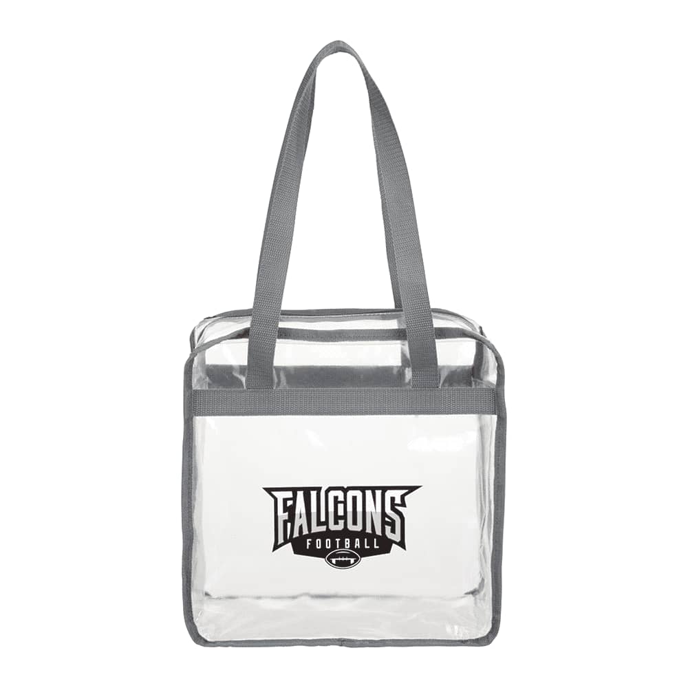 Game Day Clear Zippered Safety Tote 15L - 2301-42 Image