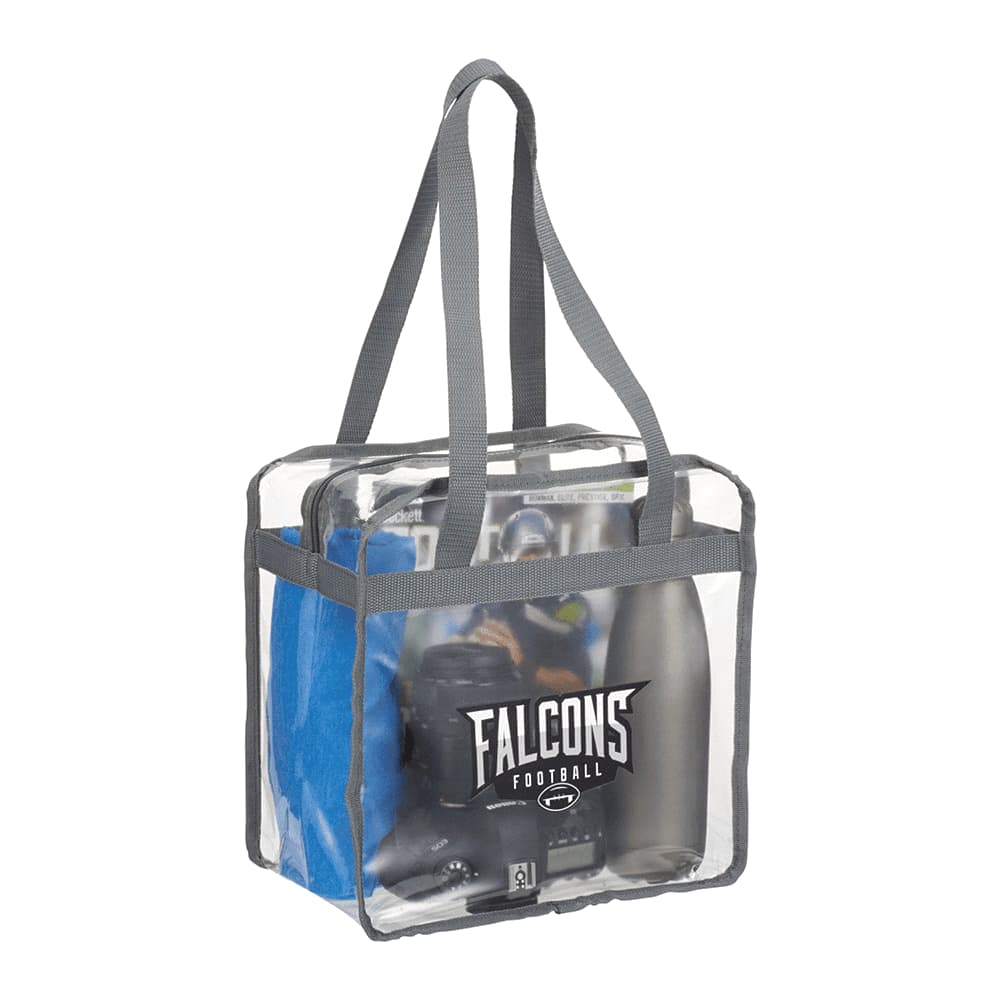 Game Day Clear Zippered Safety Tote 15L - 2301-42 Image