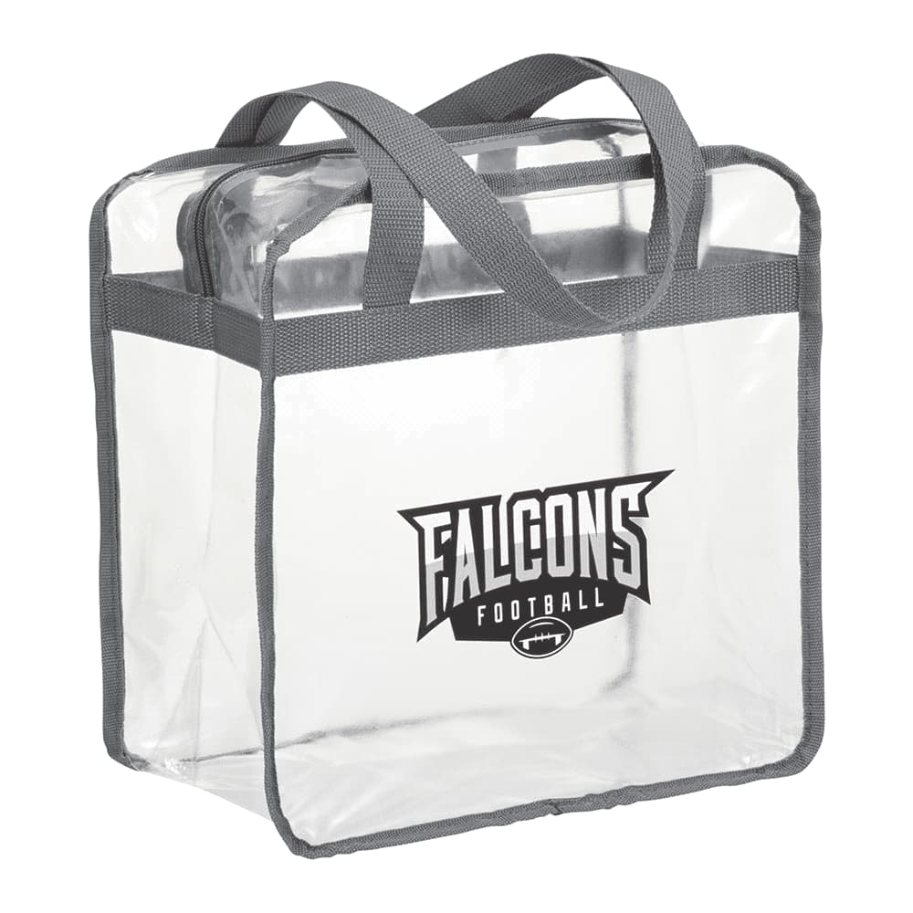 Game Day Clear Zippered Safety Tote 15L - 2301-42 Image