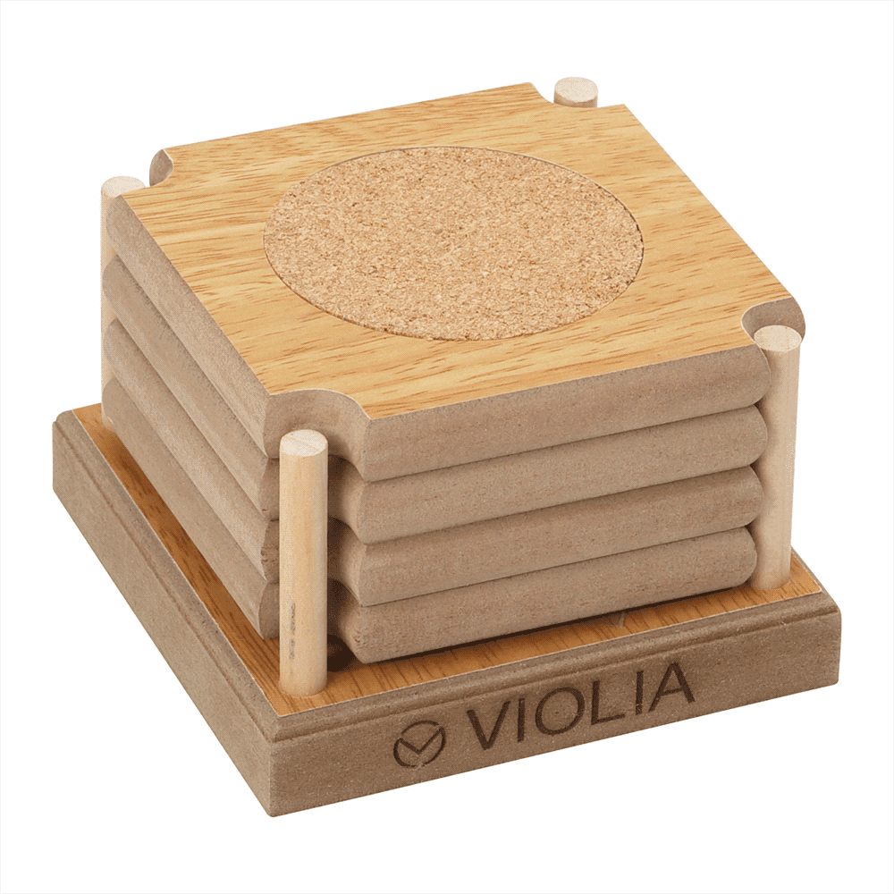 4 Piece Coaster Game Set