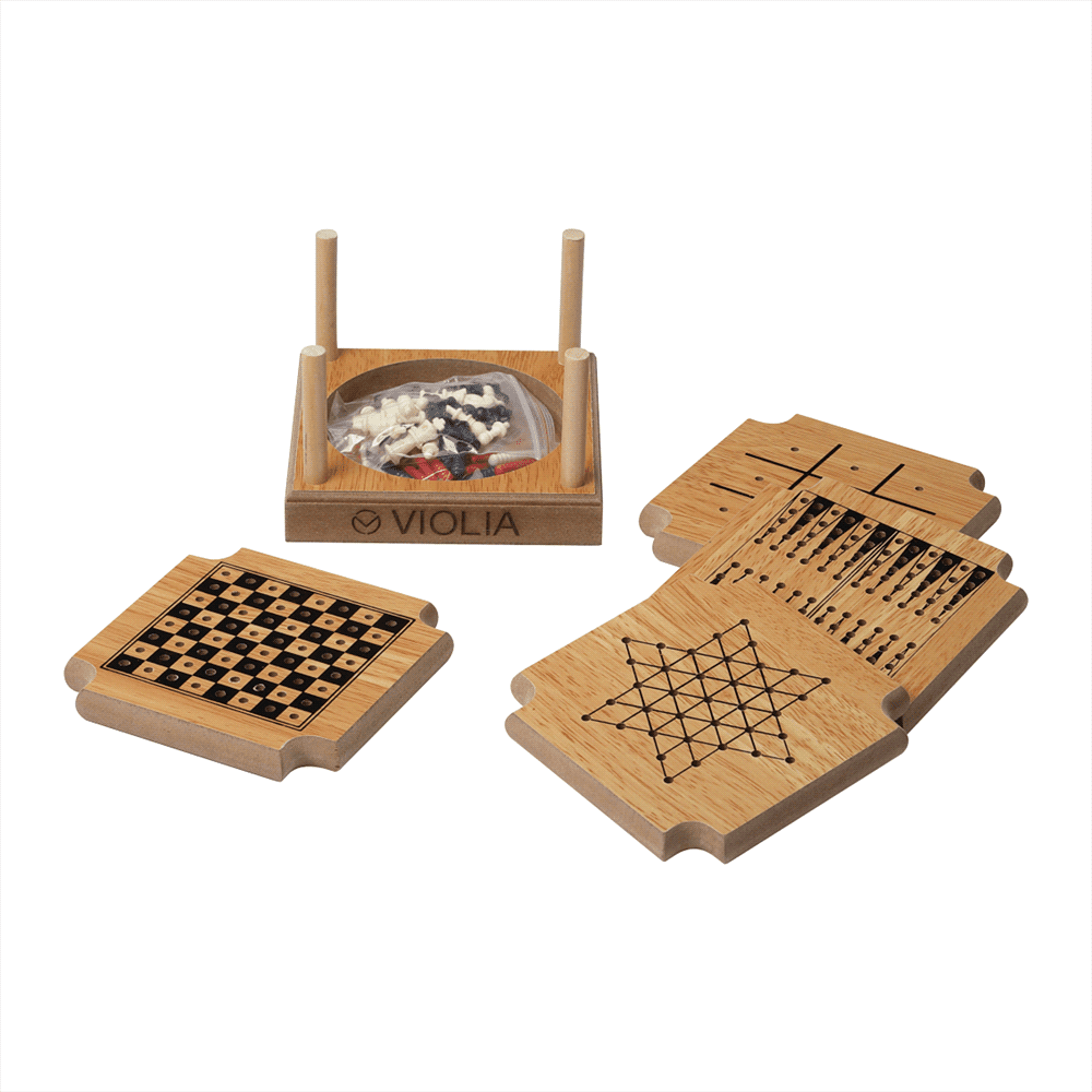 4 Piece Coaster Game Set