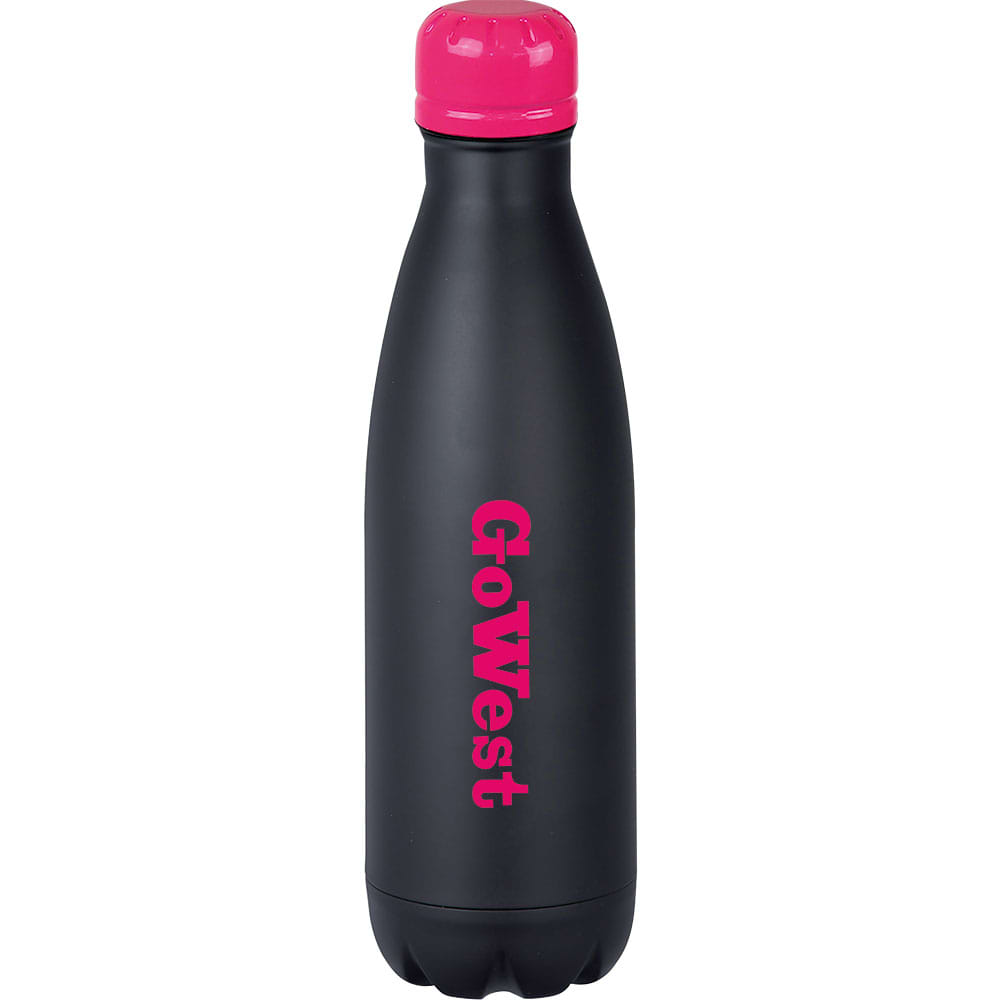 Mix-N-Match Copper Vacuum Insulated Bottle 4087 | Black/Pink