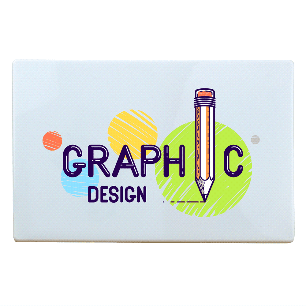 A colouring set featuring a design with vibrant colours and a pencil illustration. It has a logo.