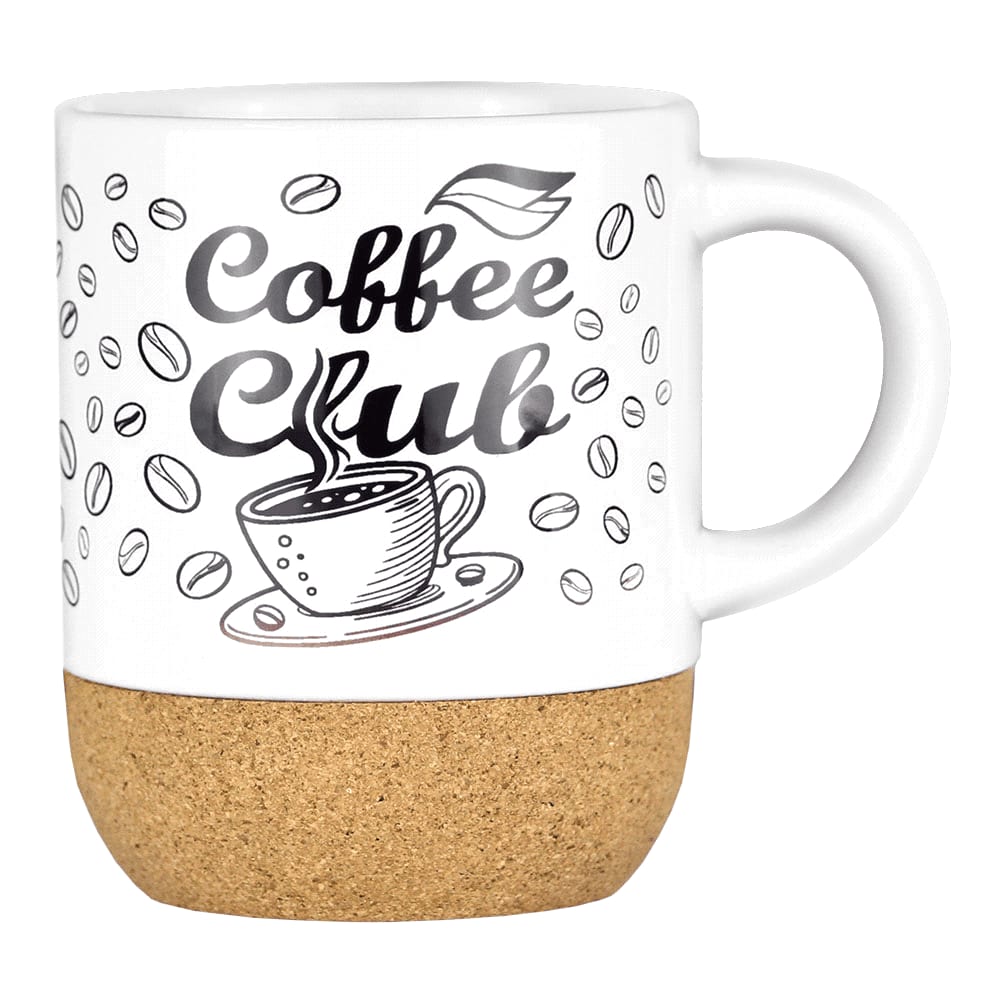 Billie 300ml Sublimation Ceramic Mug w/ Cork Details
