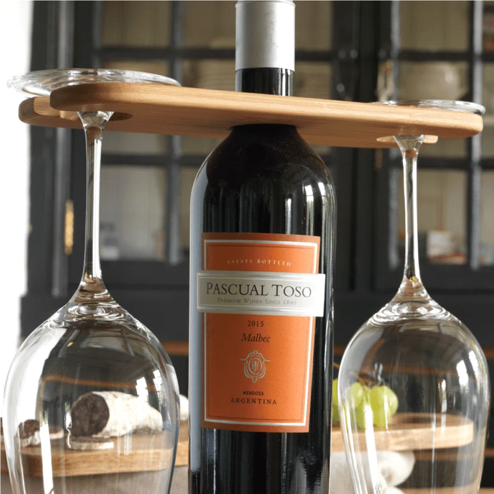Wine Bottle Glass Carrier - 4282 Image