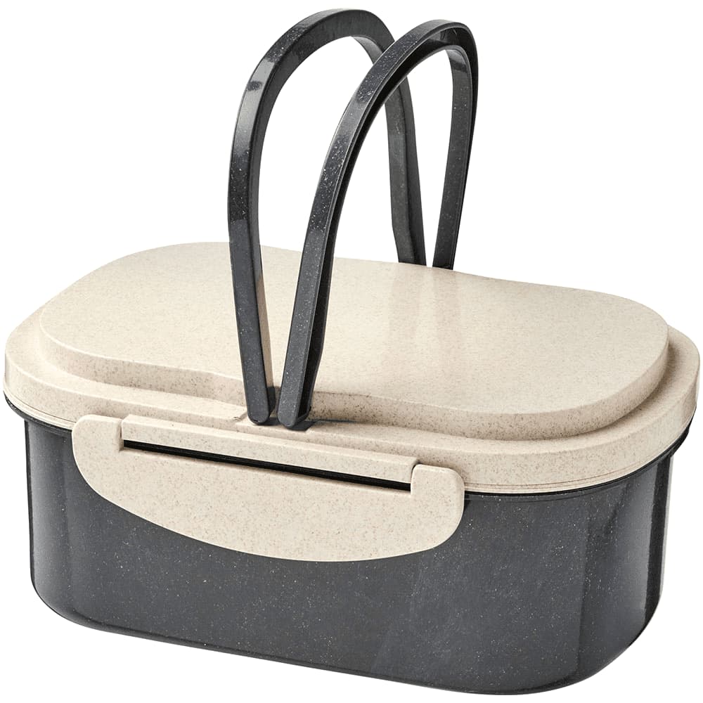 Plastic & Wheat Straw Lunch Box - 4285 Image