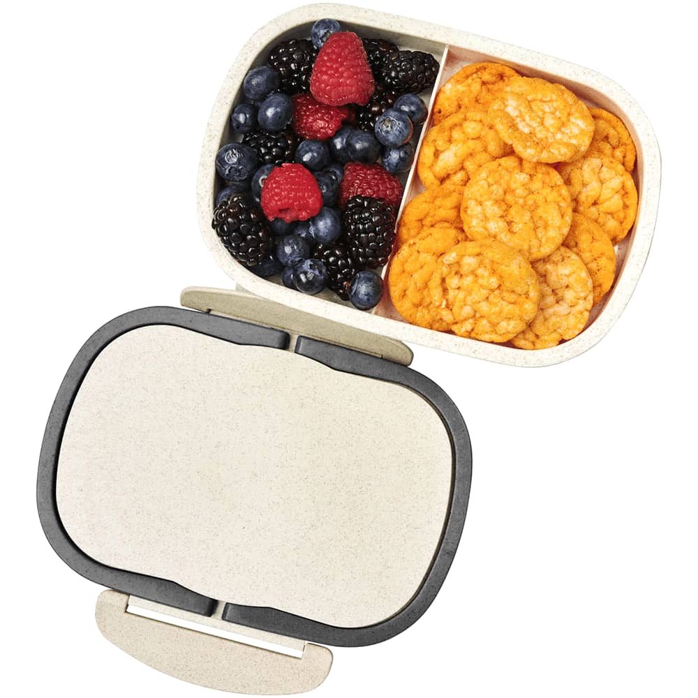 Plastic & Wheat Straw Lunch Box - 4285 Image