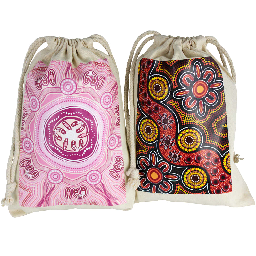 Midi 100% Cotton Drawstring Bag - 5076 Image