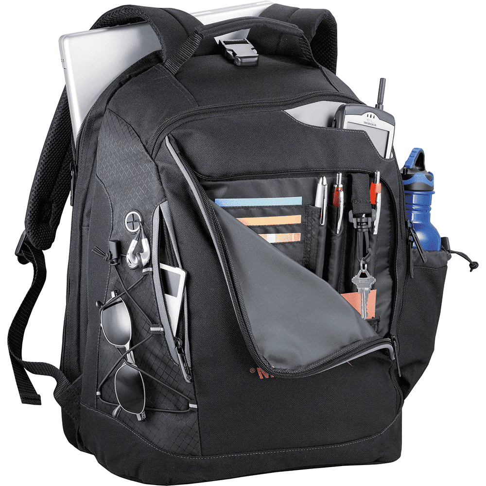 Summit TSA 15" 26L Computer Backpack - 5161 Image Black