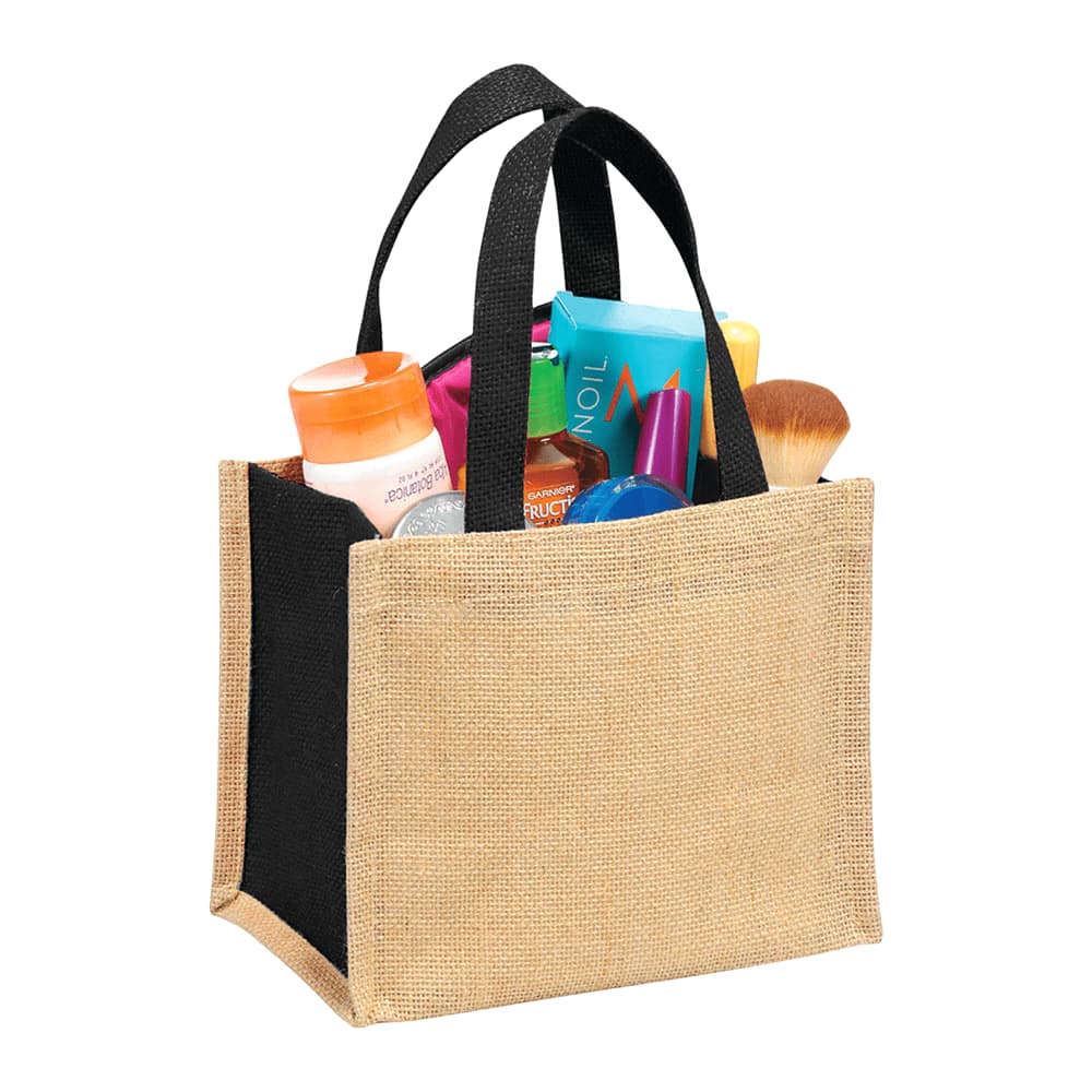 Mini Jute Gift Tote 4L - 5187 Image Natural