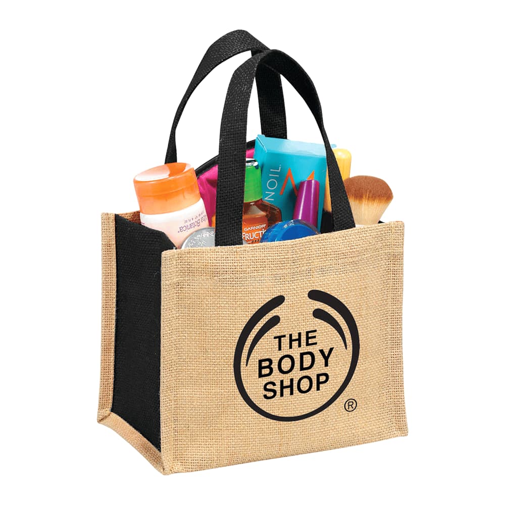 Mini Jute Gift Tote 4L - 5187 Image 
