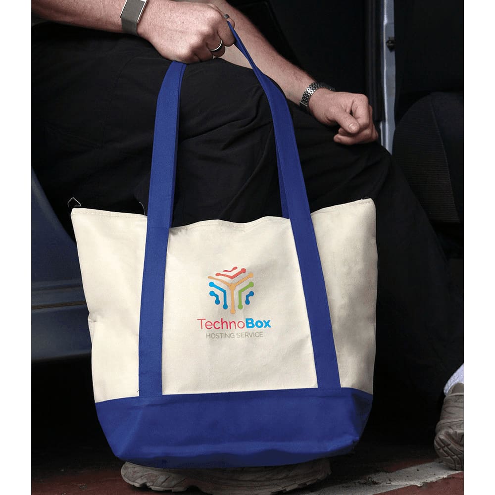 Alternative view of Lighthouse 24-Can Non-Woven Tote Cooler 24L