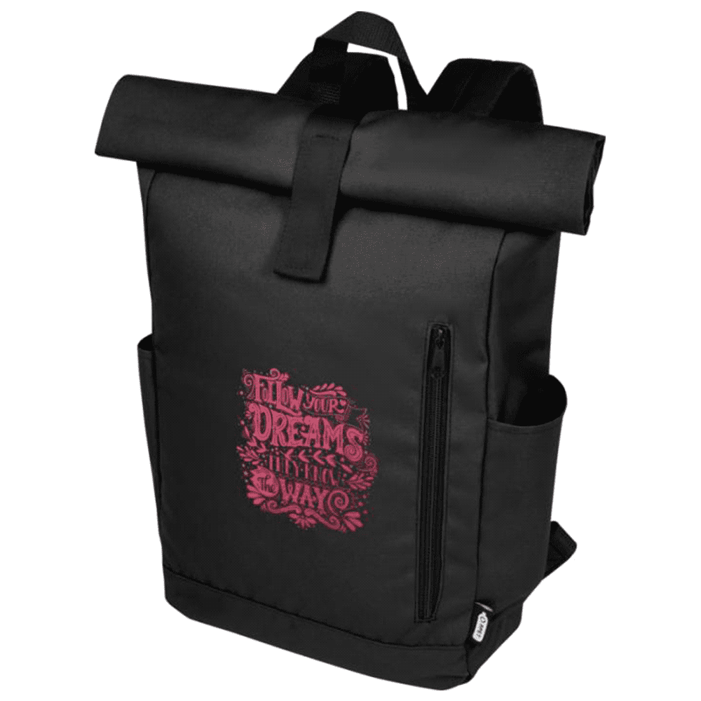 Byron 15.6" GRS RPET Roll-Top Backpack 18L - image 7