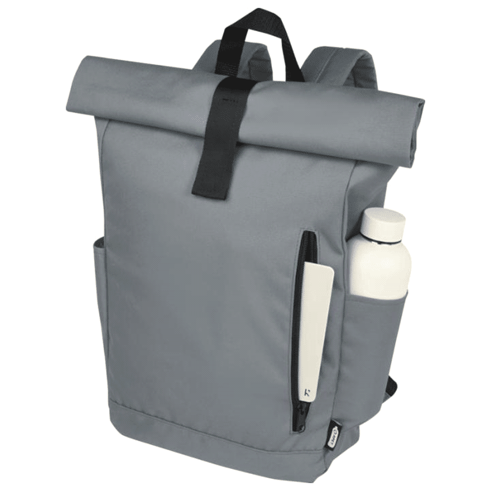 Byron 15.6" GRS RPET Roll-Top Backpack 18L - image 13