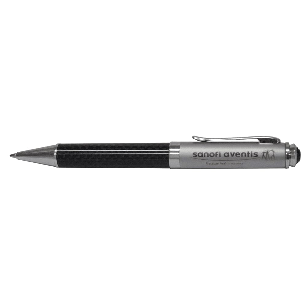 Carbon Fibre Ballpoint Pen - 696 Image Black