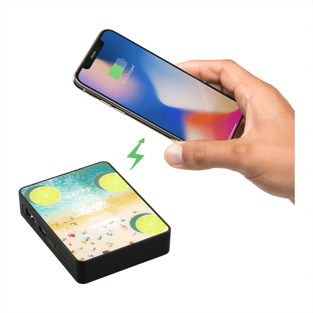 The Looking Glass 5000 mAh Wireless Power Bank