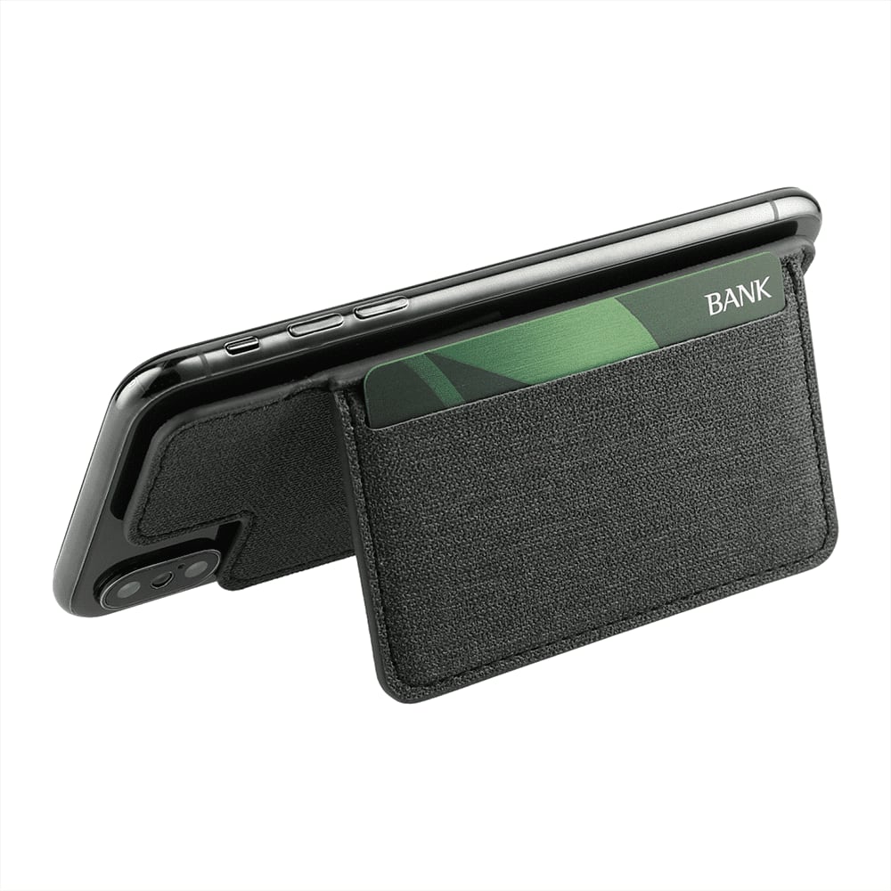 Heathered RFID Phone Wallet and Stand