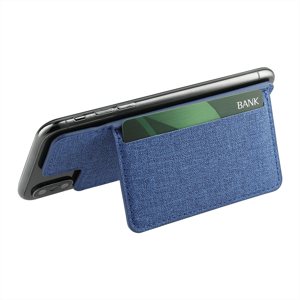 Heathered RFID Phone Wallet and Stand