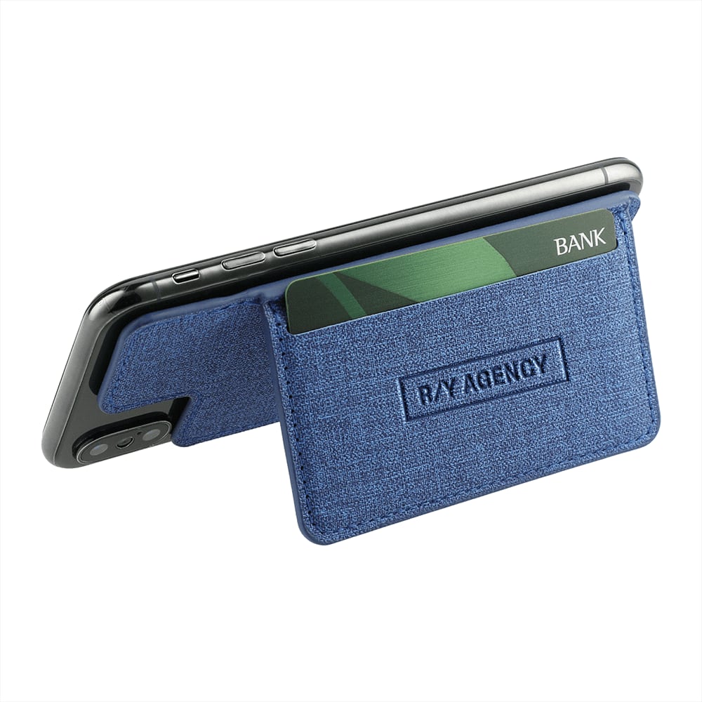 Heathered RFID Phone Wallet and Stand