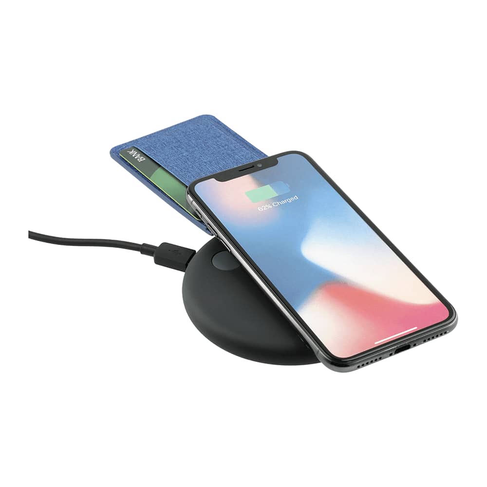 Heathered RFID Phone Wallet and Stand