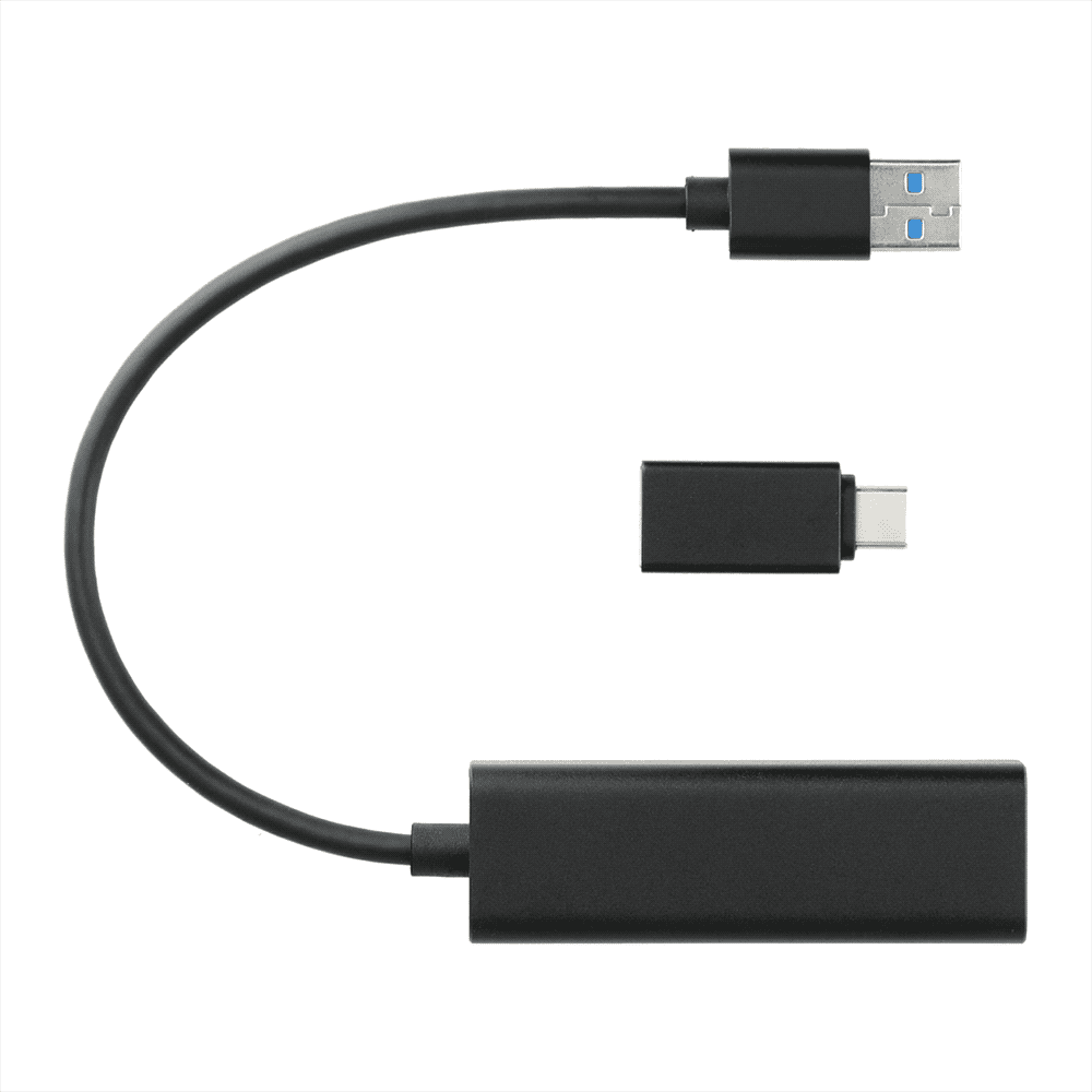 Aluminum 4-Port USB 3.0 Hub with Type C Adapter