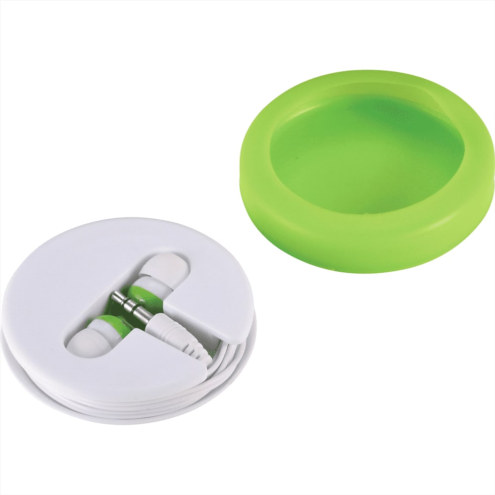 Wrap-Up Wired Earbuds with Carrying Case