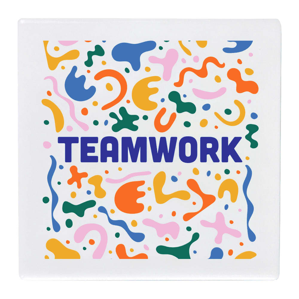 Alternative view of Square Sublimated Ceramic Coaster