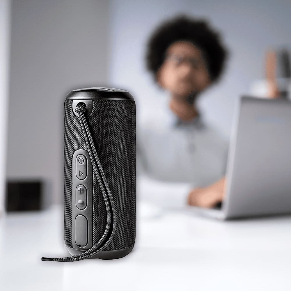 Rugged Fabric Waterproof Bluetooth Speaker - 7778 Image