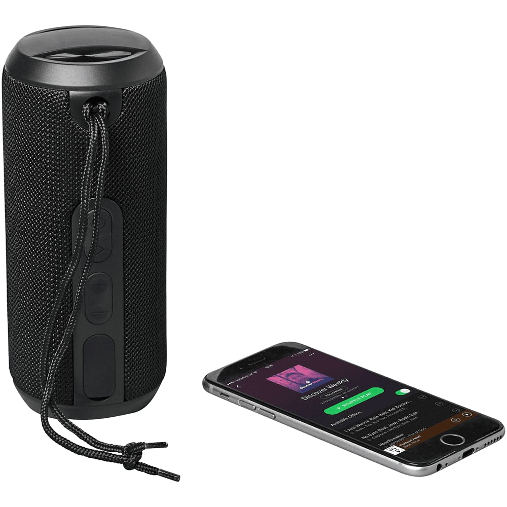 Rugged Fabric Waterproof Bluetooth Speaker - 7778 Image