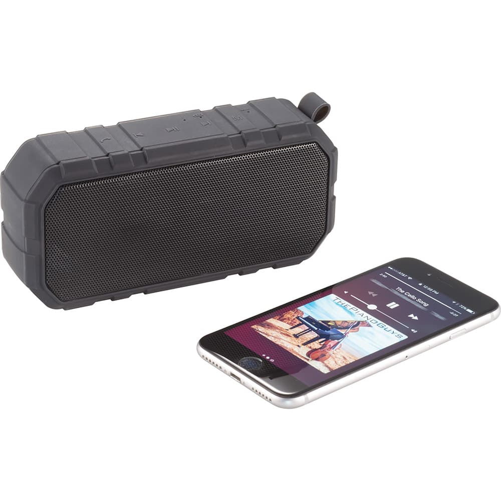 Brick Outdoor Waterproof Bluetooth Speaker - 7779 Image Black