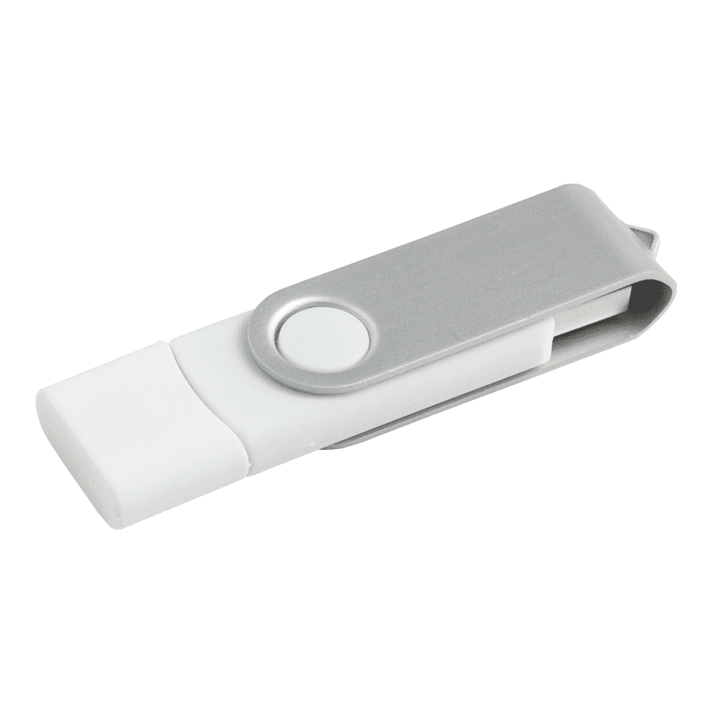 Rotate Dual USB - 8GB - Locally Stocked - 7861_8 Image White