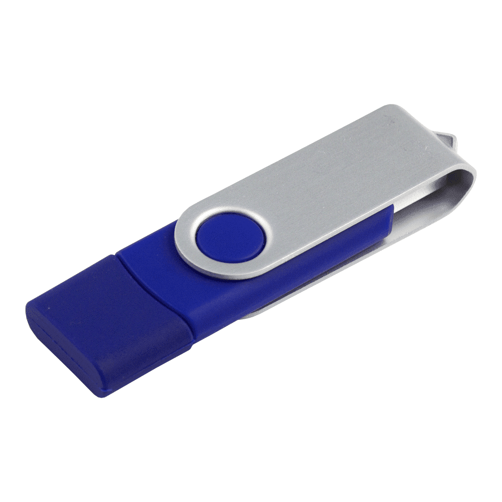 Rotate Dual USB - 8GB - Locally Stocked - 7861_8 Image Reflex Blue