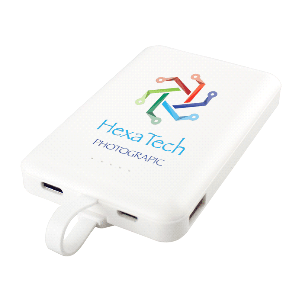 Kano 5000 mAh Wireless power bank with 3-in-1 cable - 7874 Image