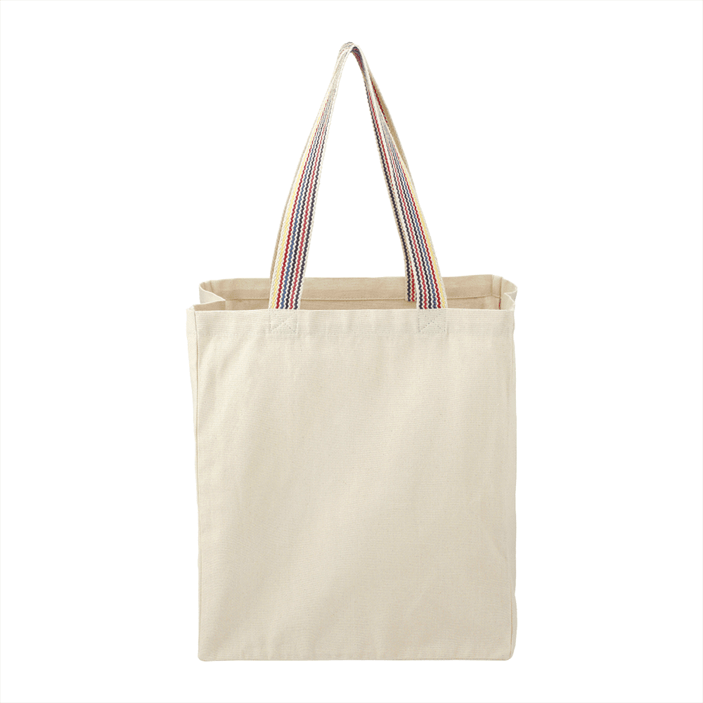 Rainbow Recycled 8oz Cotton Grocery Tote