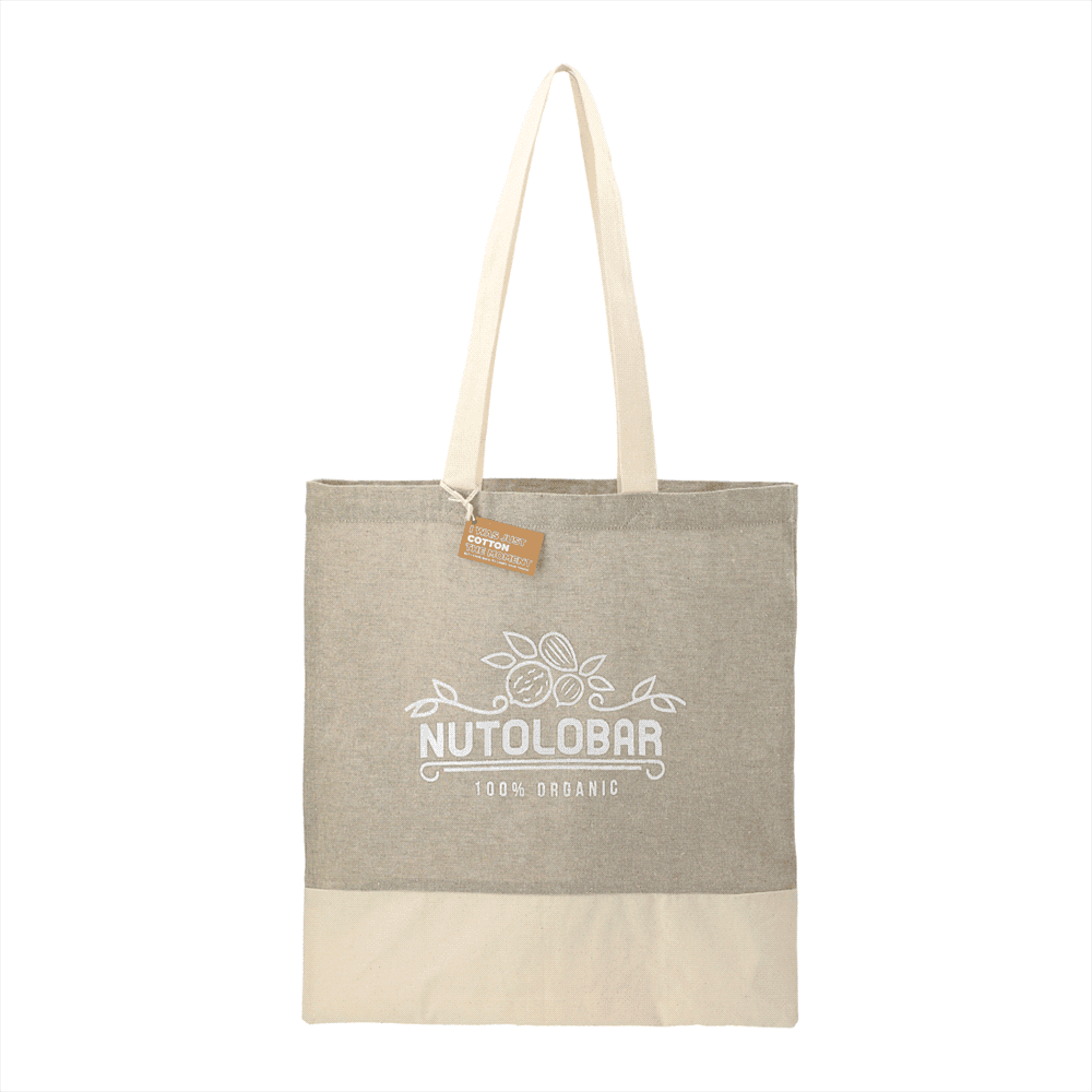Split Recycled 150ml Cotton Twill Convention Tote - 7901-08 Image