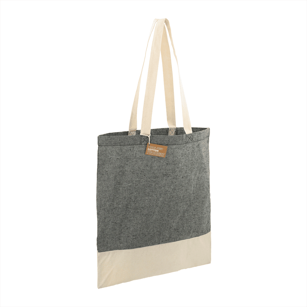 Split Recycled 150ml Cotton Twill Convention Tote - 7901-08 Image