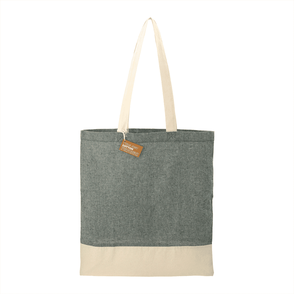 Split Recycled 150ml Cotton Twill Convention Tote - 7901-08 Image